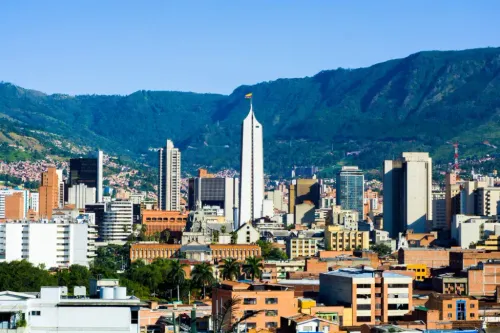Skyline of Medellin, Colombia